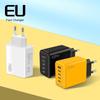 120W Multi-Port Fast Charger - 4 Ports + USB, Compatible with Xiaomi, Apple, Type-C; EU, US, UK Standards