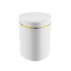 Desktop Small Trash Can Wastebasket Dispenser With Press Type Lid Modern Desk Trash Can For Vanity Dorm Living Room Home