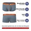 Men's Spring and Summer Sexy Color Patchwork Slim Breathable Low-waist Boxer Briefs
