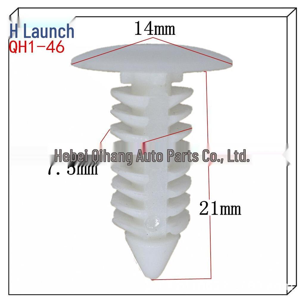 Plastic Tree-Shaped Snap Fasteners for Sheet Fixation - Nylon Rivets