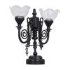 Ceiling Light Multipurpose Retro Exquisite Simulation Innovative Double Hd Flower 1:12 Scale Miniature Ceiling Lamp