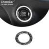 Kohlefaser Motor Start Stopp Knopf Ring Zierleiste für Dodge Charger/Challenger 10+