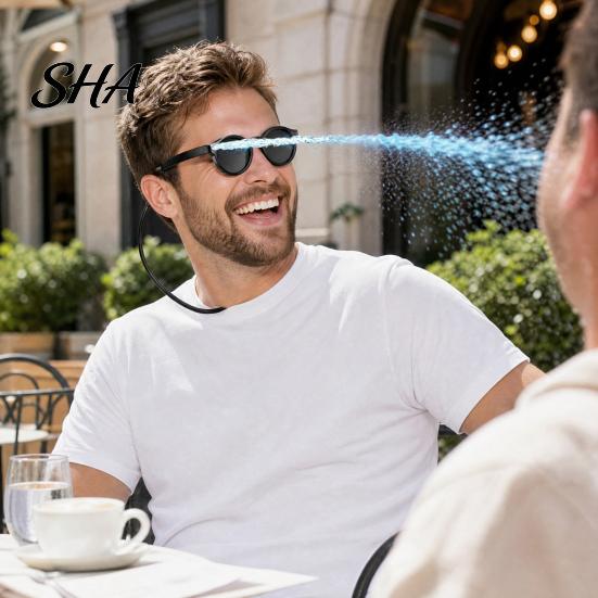 Novelty Water Spray Glasses Prank Glasses, Funny Squirt Sunglasses with 90ml Refillable Reservoir, Hidden Sprayer for Adults Summer Party Beach