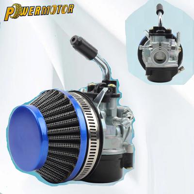 Motorcycle Water Cooled 2 Stroke Carburetor With Air Filter For Mini Moto Dirt Pocket Bike ATV 37 49 50 80 CC Motorbike Parts