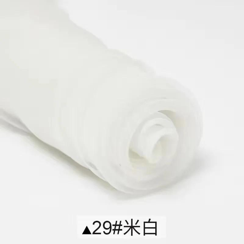 1m/2m/5m Soft Organza Mesh Fabric Making Wedding Dresses Curtain Scene Decoration Handmake DIY Sewing Fabrics TJ0031