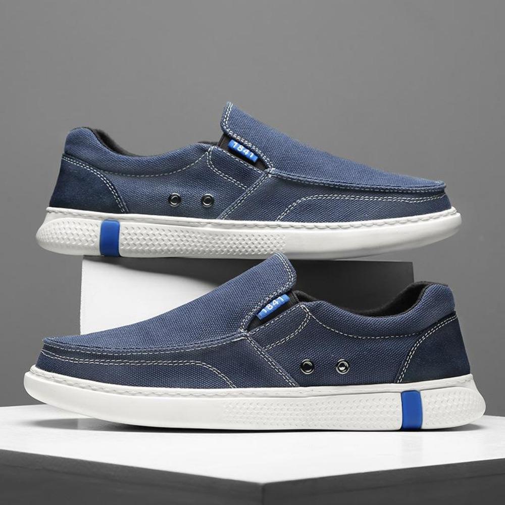 

Тапочки Мужские Повседневные Туфли с одним ремешком Легкие Удобные Лоферы Обувь для папы Мягкие Дышащие Нескользящие Дышащий Холст 44