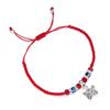 Blauwe Boze Oog Armbanden Armband Goede Geluk Rode Draad Gevlochten Verstelbare Bedel Armband Voor Koppel Vrouwen Geliefde Dame Cadeau