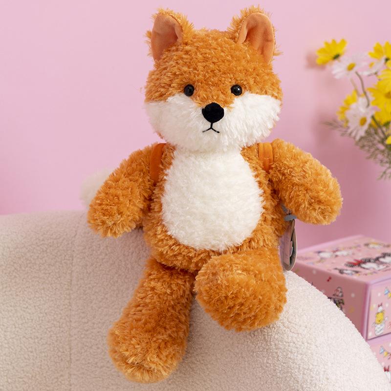 

Детские плюшевые игрушки Кролик Милые куклы ПП хлопок Подходят для дарения Мягкие Fox,35cm/13.78in