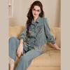 Retro Lace Trim Denim Two-Piece Set
