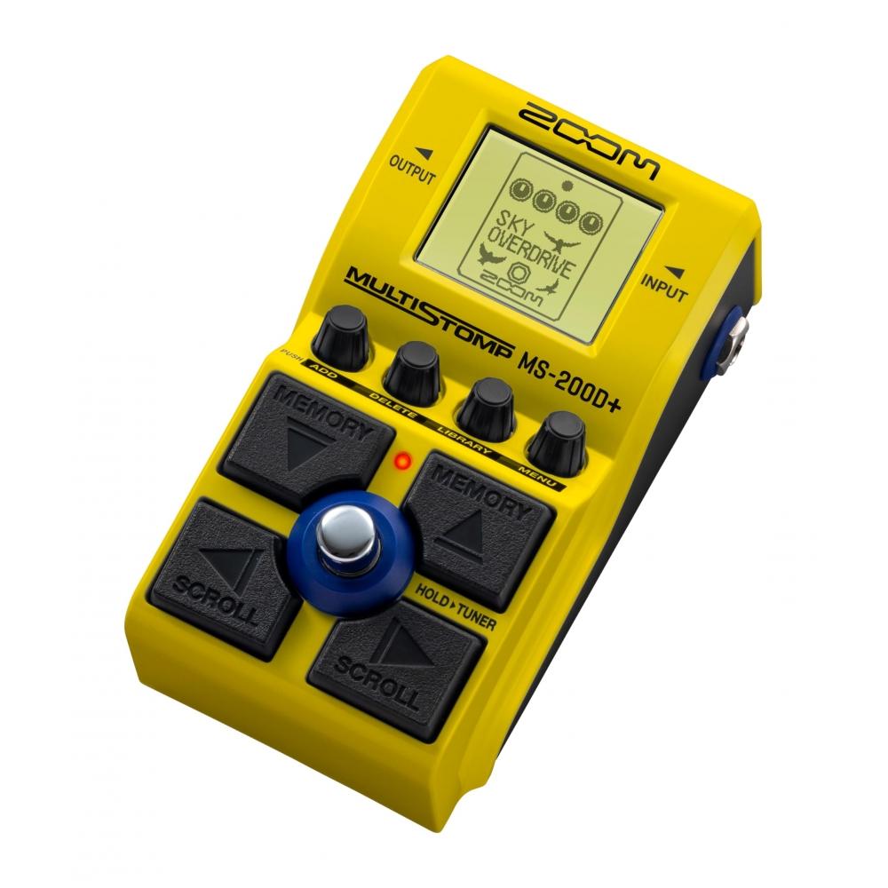 ZOOM Multi-stomp box 200 types of drive sounds Released in 2024 MS-200D+