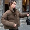Fashion Winter Woman Short Parkas Stand Collar Loose Women's Coat Thick Warm Jackets
