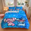 Stitch Angel Adventure Print 3Pcs Bedding Setduvet Cover With 2 Bedropillowcase Home Birthday Gift