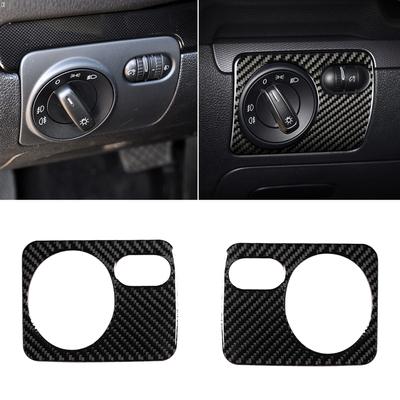 Car Interior Decoration Car Headlight Switch Control Frame Sticker for VW Golf 6 R MK6 Scirocco 09-16 Auto Parts