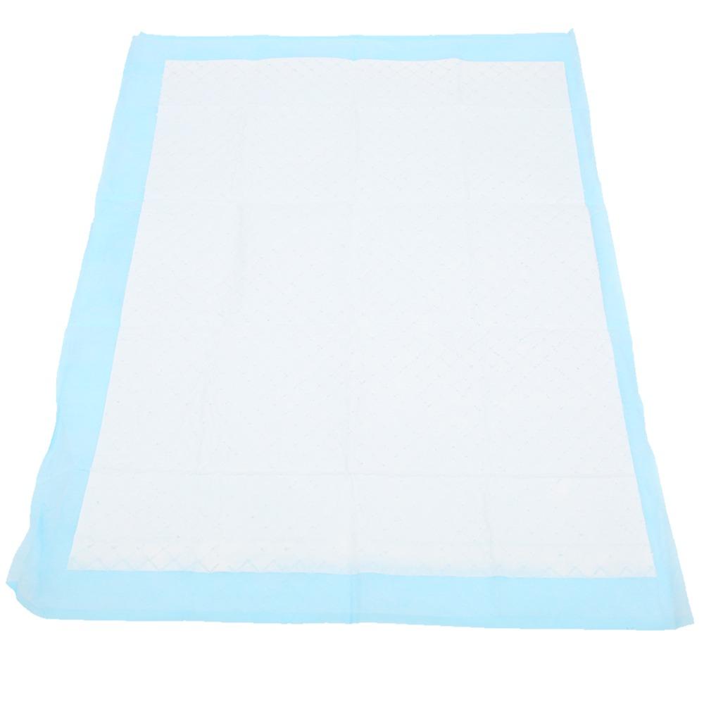 20pcs Strong Water Absorption Pet Pee Pads Blue Water Absorbent Pads Car Travel Use