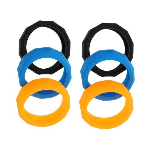 

ERINGOGO 6-Piece Silicone Anti-Slip Ring for Microphone, Anti-Rolling Microphone Protection