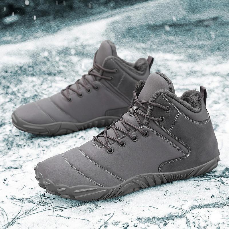 

Новые брызгозащитные зимние ботинки мужские и женские повседневные утепленные теплые хлопковые ботинки для пары для активного отдыха, альпинизма, хлопковые ботинки 47 серый