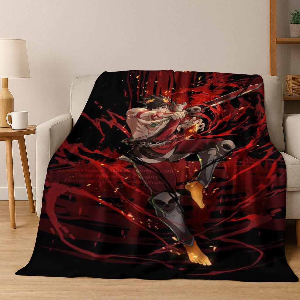 3D Classics Game Hades Cartoon Flannel Blanket,Cozy Soft Throw Blanket for Home Bedroom Bed Sofa Picnic Cover Picnic Gift Kids