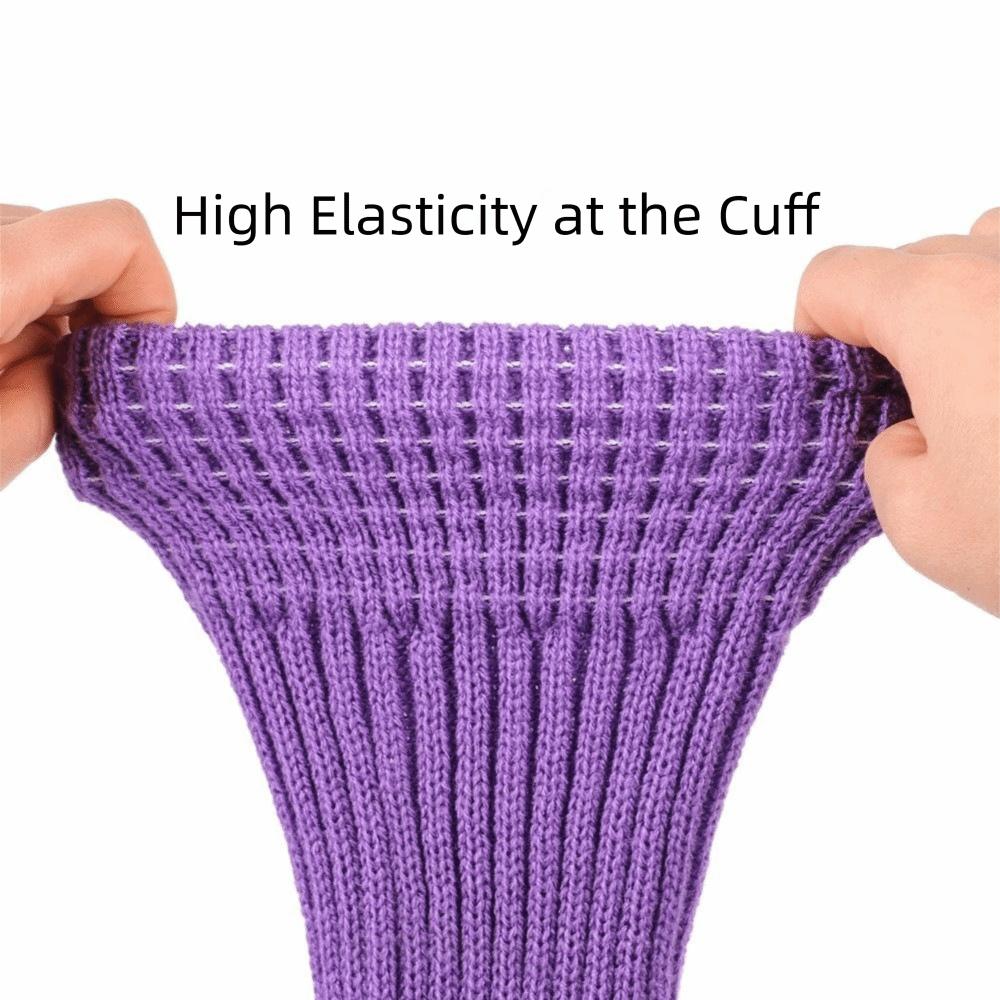 80cm Leg Warmers Solid Color Long Stockings Female Legwear Warm Foot Cover  Women Girls