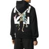 Off-White Pascal Skeleton Print Hoodie FW20 Men Tops Black OMBB034F20FLE0031010