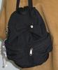 Ronron Ribbon Pointed Mini Backpack Black