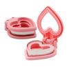 Love Heart Sandwich Cutter And Sealer for Kids Picnic Sandwich Maker Easy Clean Bread Mold Kitchen Tool