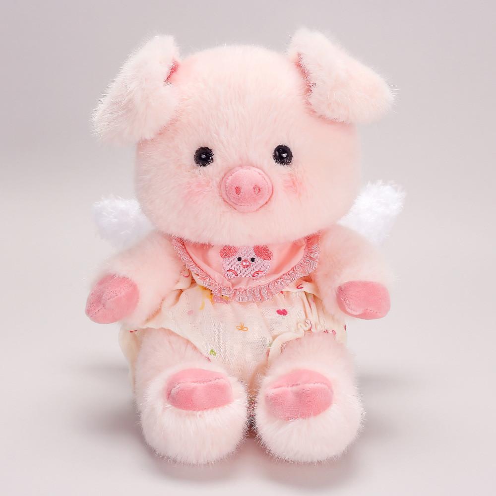 Plush Pig Toy For Girls Soft Cartoon Doll Gift For Sleep Comfort