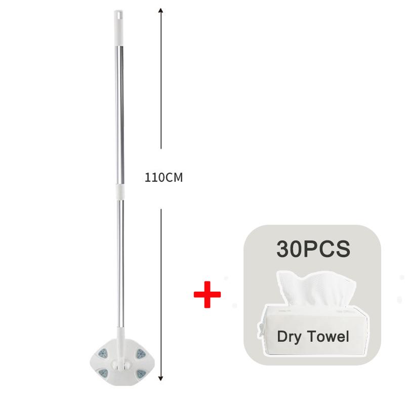 360 მბრუნავი იატაკის საწმენდი საფენი სახის პირსახოცით ტელესკოპური ბოძით პლექტროსტატიკური საწმენდი ფანჯრის იატაკის სუფთა სახლის საწმენდი ხელსაწყოებისთვის