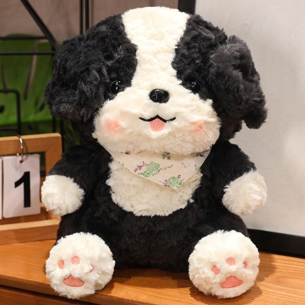 Soft Plush Animal Dog Doll Fluffy Dog Plush Stuffed Toy Cute Puppy Plush Toy  Home Decor