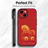 Red Happy Art Chinese New Year 2026 Horse Phone Case Phone Case Soft Packaging Lightweight For iPhone17 16 15 14 13ProMax
