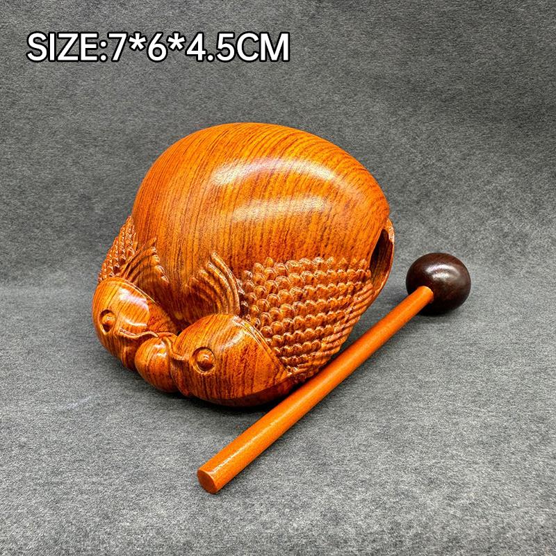 

Ароматное розовое дерево Резное Массив дерева Резное Вручную Пустая молитва Старинное пение Храм Дом Деревянная рыба Музыкальный инструмент