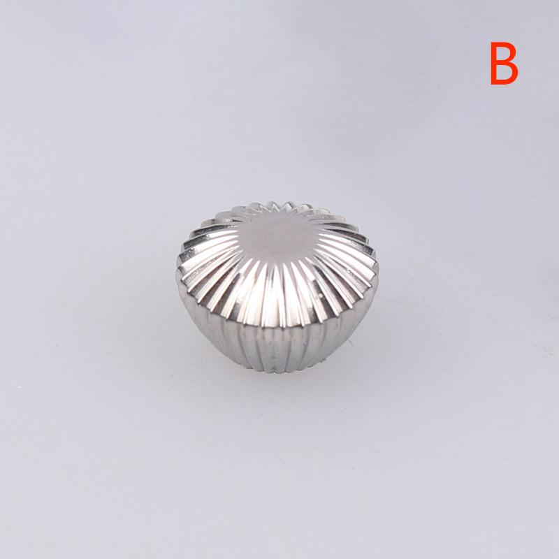 Silver Watch Crown Stainless Steel Different Size For St3600/St3621 Eta 6497 6498 Watches Manual Movement Accessory Part