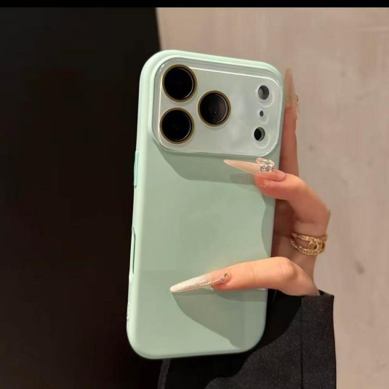 Applicable to iPhone17 liquid silicone mobile phone case Apple 16promax anti-drop full bag with lens film protective case