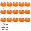 1-20PCS Halloween LED Pumpkin Electronic Candles Lights Halloween Horror Party Night Lights Home Porch Haunted House Decorations