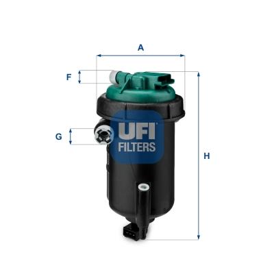 Ufi 55.148.00 Ufi Fuel Filter Complete