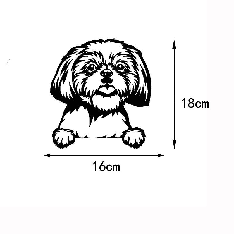 Automobiles Parts Car Stickers Dog Pet Stickers, Car Doors Body Bumpers, Decorative Car Windows Stickers Exterior Accessories