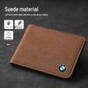 BMW Series Suede Driver's License and Vehicle Document Leather Wallet Cover