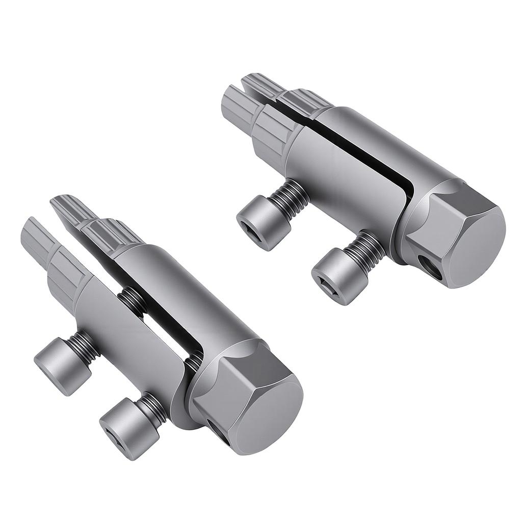 2 Pcs Broken Pipe Thread Extractor High Strength Alloy Steel Broken Faucet Removal Tool for 1 2in 3 4in 1in Pipes