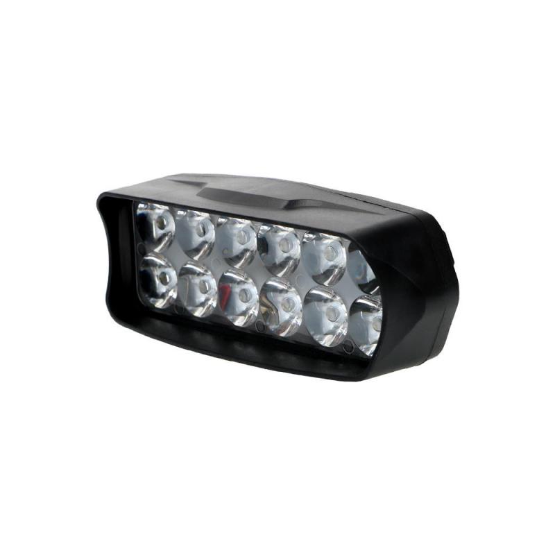 Motorcycle Headlight 12V Motorbike Spot Head Light 8 12 16 LED Scooter ATV Moto Headlamp Motor Auxiliary Driving Work Light