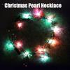 Christmas LED Necklace Christmas Bulb Necklaces Costume Accessories For Festival Celebration Birthday Family Gathering Stage
