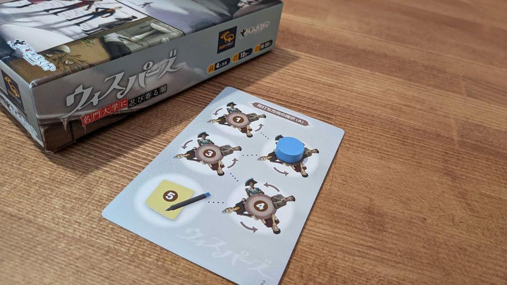 Darkness creeping up on a prestigious cooperative mystery whispered message board game Whispers university, 4-player, game, investigation,