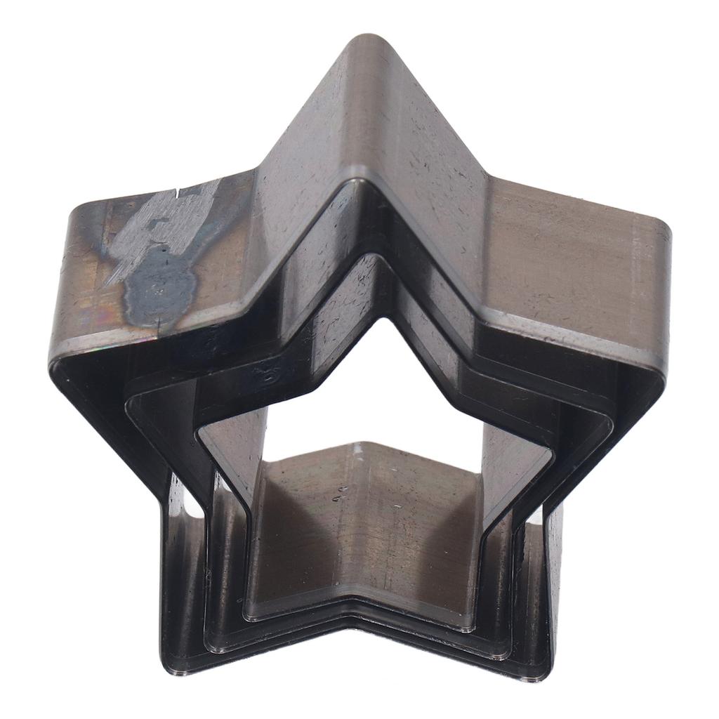 3Pcs Leather Punching Dies Star Shape Clean Cut Alloy Steel Leather Cutting Mold for Crafts DIY