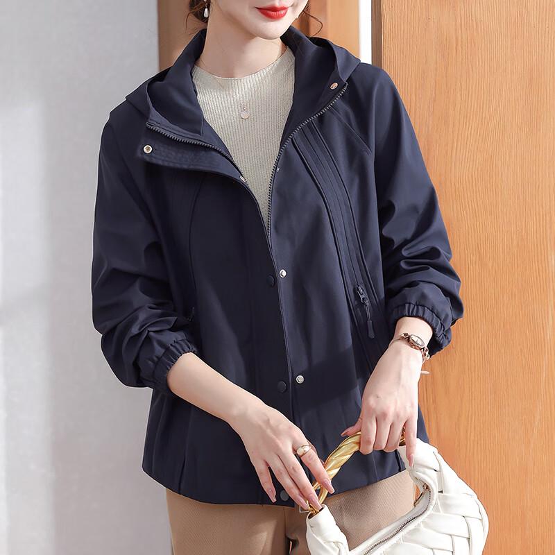 

Женский свободный повседневный тренч XUEXI 2025, визуально молодящий 3XL