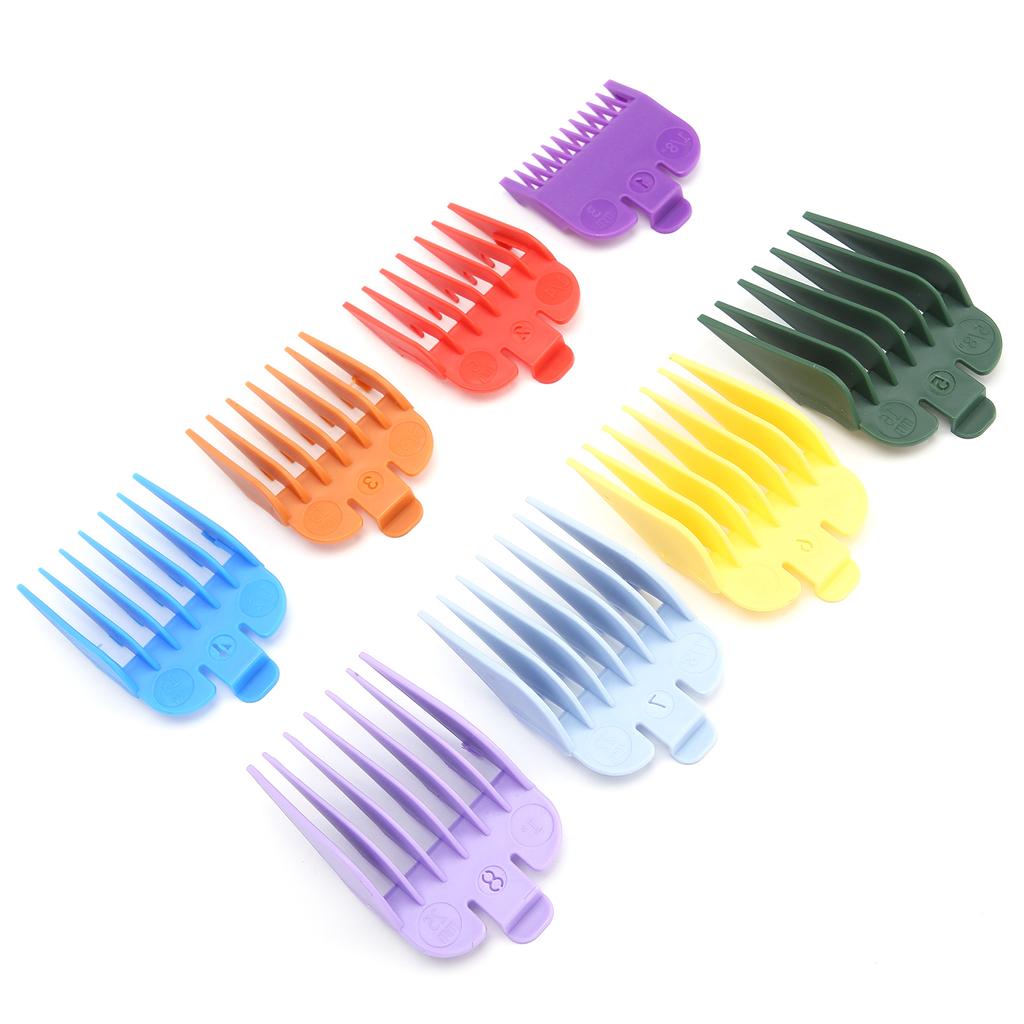 8PCS Guide Comb Set Colorful Replacement Attachment Cutting Guards for Hair Clipper Trimmer