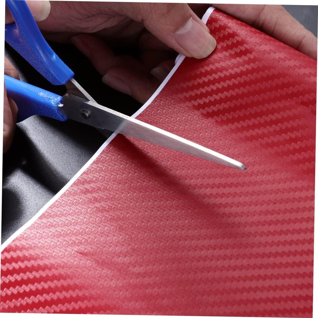 AKOOSY Roll Carbon Fiber Red Vinyl for Car