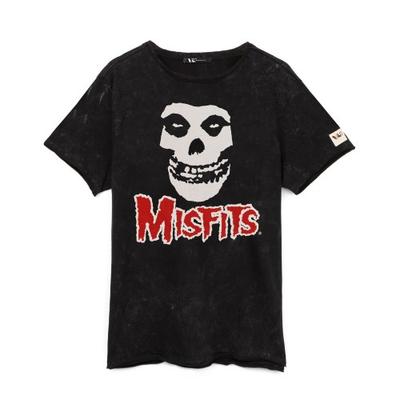 Camiseta unissex com caveira adulta Misfits