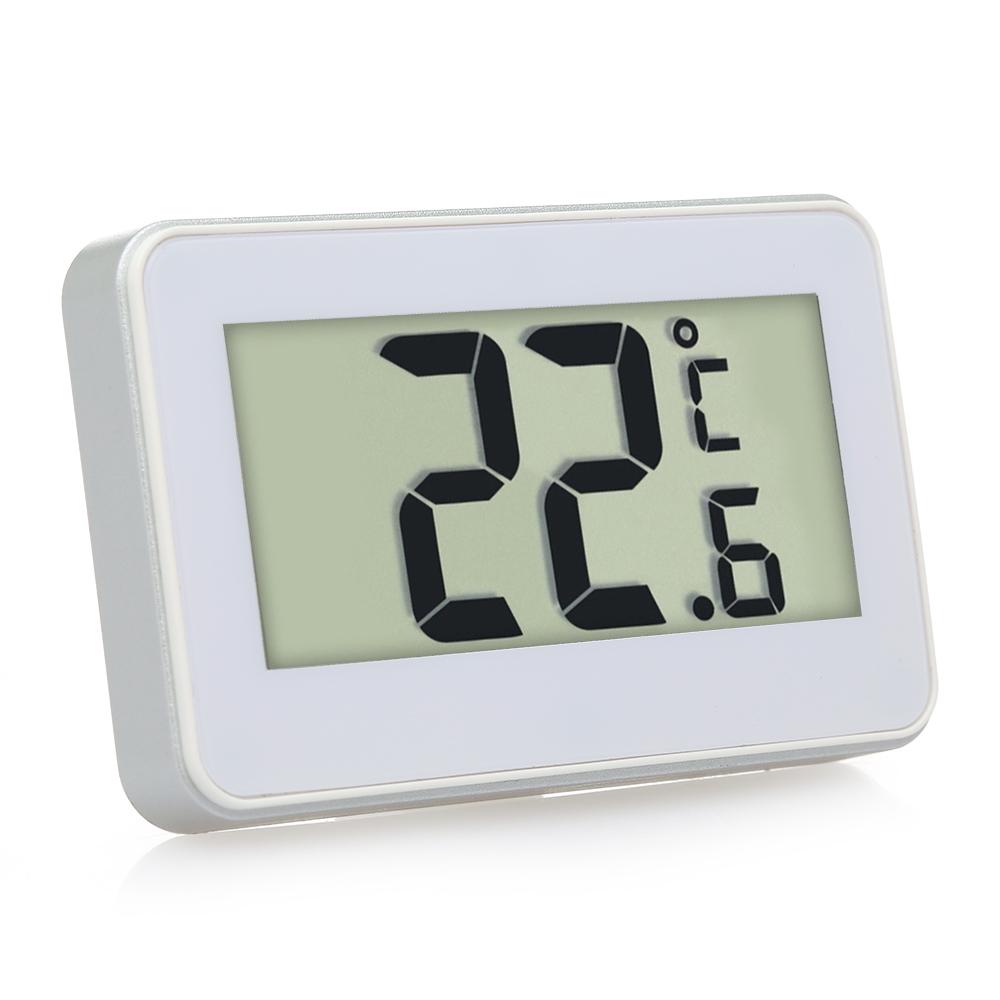 Digital LCD Refrigerator Thermometer Fridge   Thermometer with   Stand Magnet Frost Alert Home Use