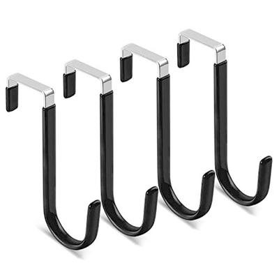 4 Pack Hooks Dipped Glue For Hanging Towel Hanger Metal