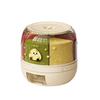 Large Capacity Rotating Rice Container, 360-Degree Rotating, Food Storage, Airtight, Moisture-Proof, Insect Repellent, Stylish, Measuring Rice Box, Gr