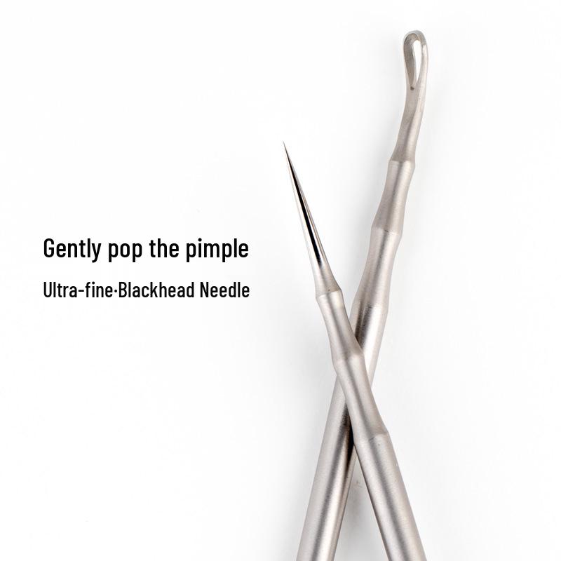 

Набор для удаления черных точек и милиумов – Игла от акне и инструмент для удаления прыщей Triangle Acne Extractor
