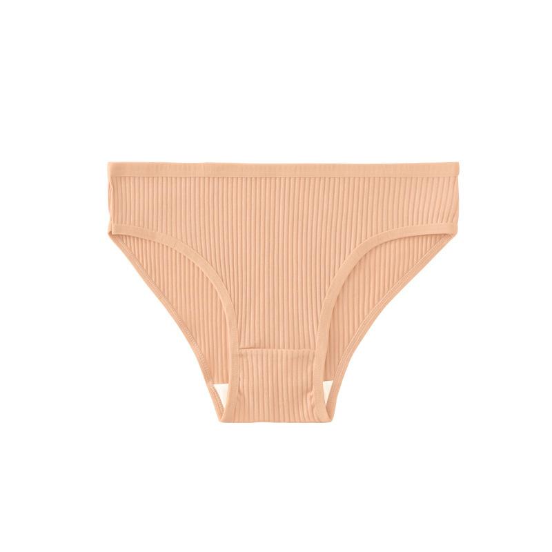 Slip da Donna Primavera e Autunno in Puro Cotone Sexy Senza Cuciture Comodi Traspiranti a Mezza Vita sui Fianchi